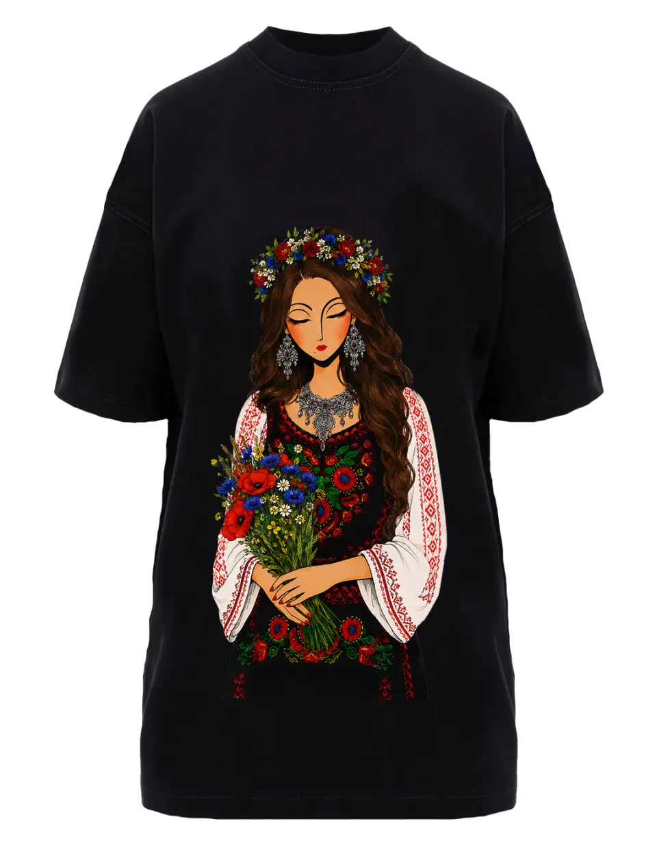 Buchet de flori - Rochie