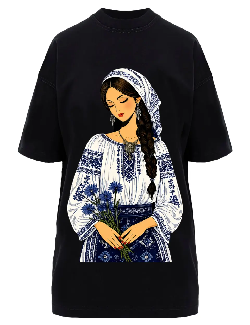 Naframa albastra - Rochie