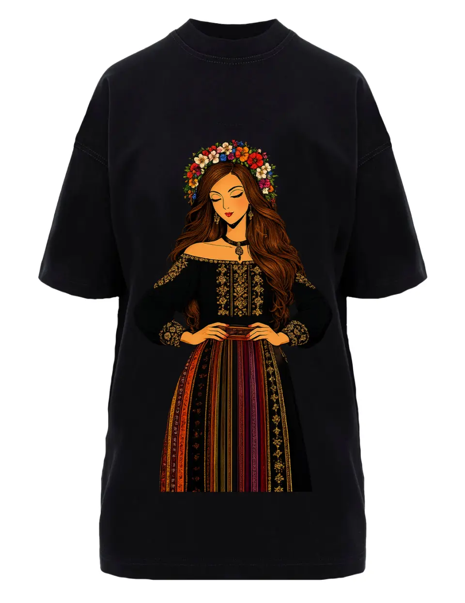 Coroana de flori - Rochie