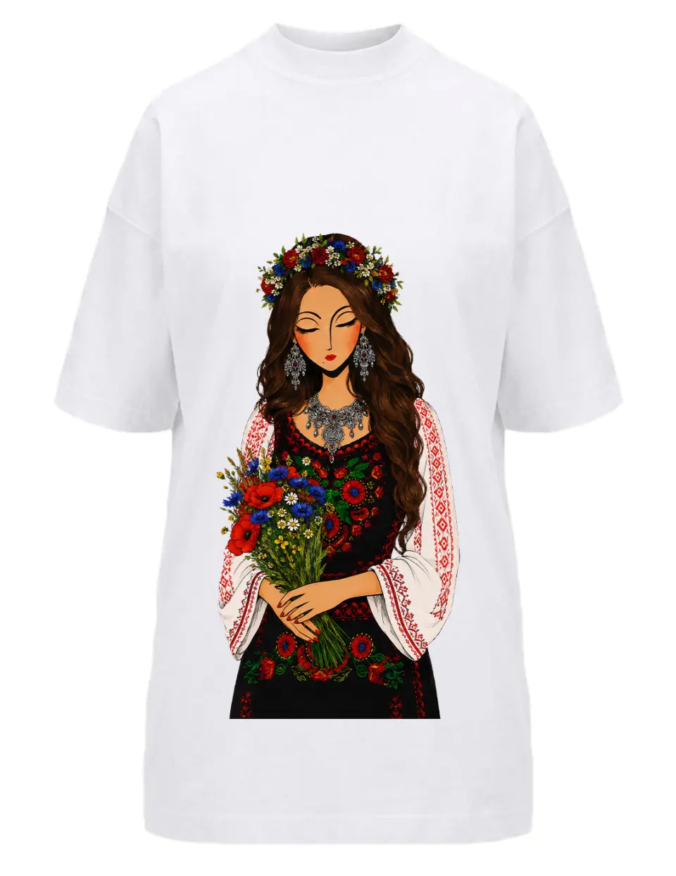 Buchet de flori - Rochie